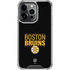 NHL Boston Bruins Lineup iPhone 15 Pro Clear Case
